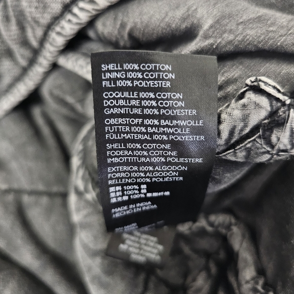 Free People Washed Charcoal Quilted Jacket Small - Picture 8 of 8